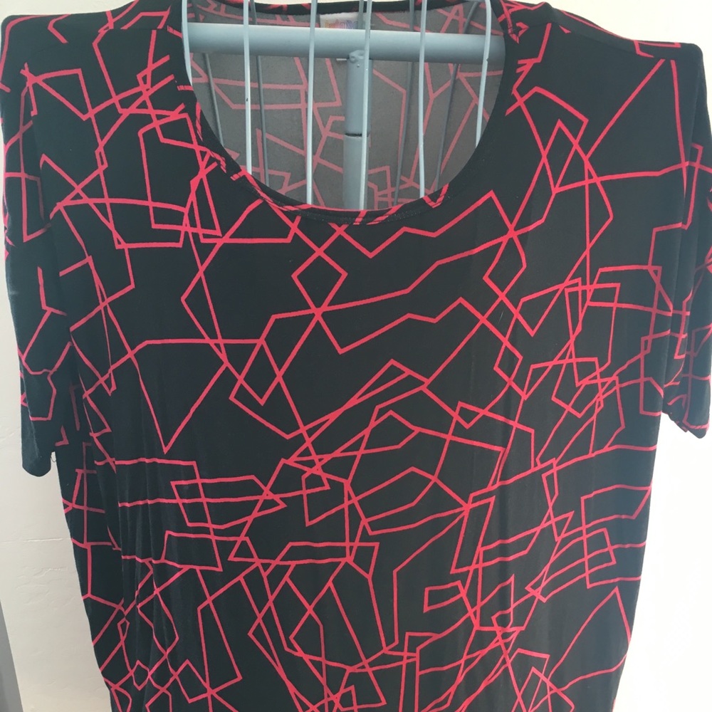 Black and hot pink Lula roe Irma